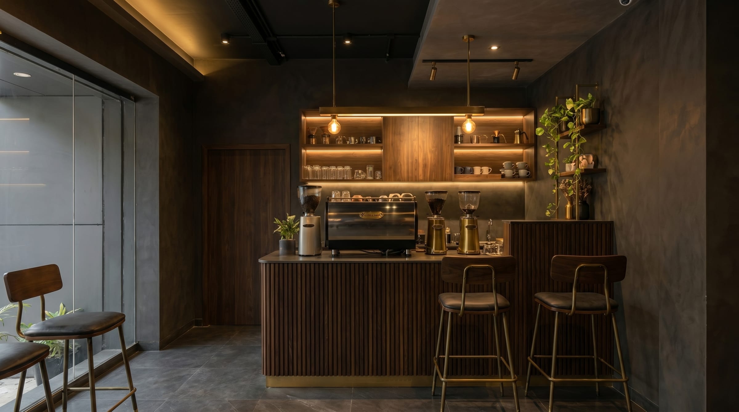 Boutique Café — interior view